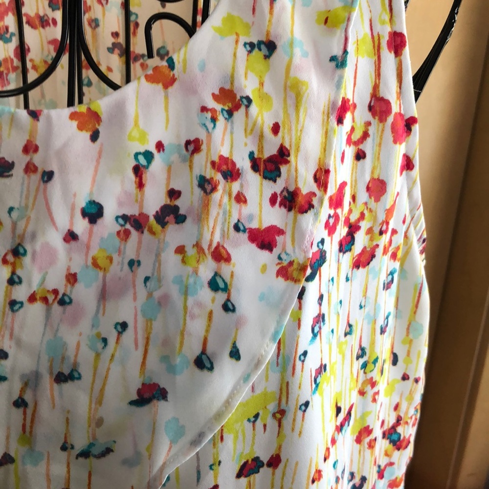 Floral sleeveless blouse from Ann Taylor